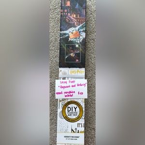 DAC Hogwarts and hedwig diamond painting